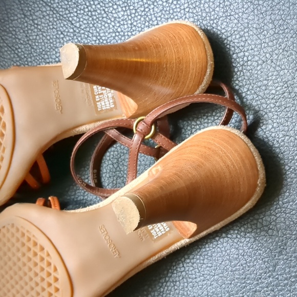 AEROSOLES. Sandals. Brown. Size 6.5 M - Picture 15 of 16